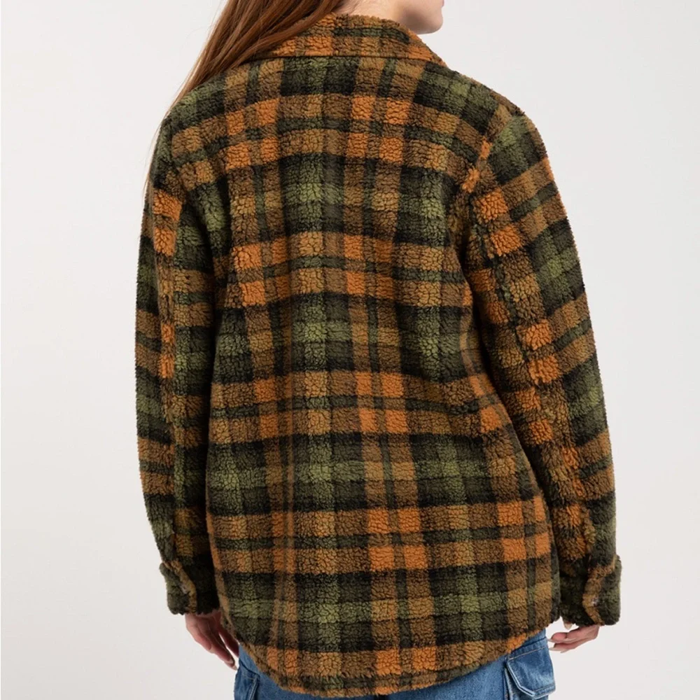 Volcom oversized Sherpa jacket size XS - Picture 3 of 7